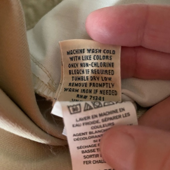 L.L. Bean Classic Fit Women’s Pants Tan Size 20 NWT - Picture 14 of 16